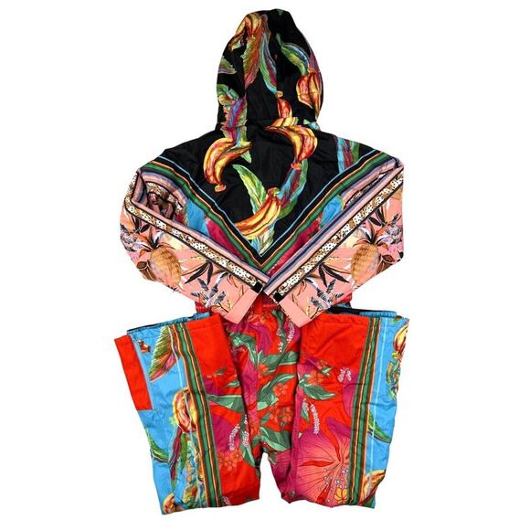 Farm Rio - Mixed Scarves Ski Jumpsuit in Multicolor - Picture 12 of 13